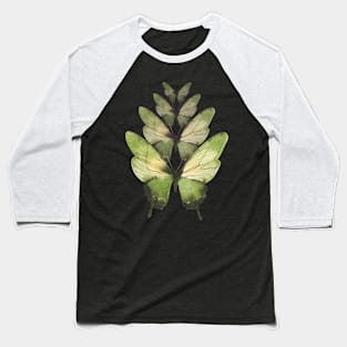 Butterfly green Baseball T-Shirt